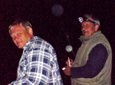 Night fishing at Bacton Night fishing at Bacton